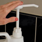 Dosage Pump 38mm Closure 30ml Dose White Dosage Pump 38mm Closure 30ml Dose White