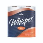 Whisper 2ply Pure Toilet Roll x36 (1 case)