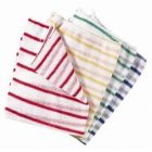 Dishcloths Striped Medium Duty x10
