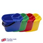 Great British Plastic Mop Bucket and Wringer 14L