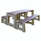 Imperial 6 Person Table & Bench Set