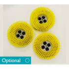 Truvox Light Scrubbing Brush Yellow x3