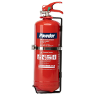 Fire Extinguisher Travel Powder  2kg c/w bracket