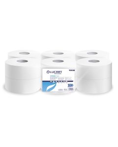 Mini Jumbo Pure Toilet Roll x12 (1 case)