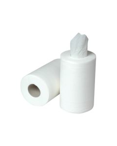 White 1ply Mini Centrefeed x12 (1 case) White 1ply Mini Centrefeed x12 (1 case)