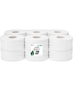 Mini Jumbo 2ply Toilet Roll x12 (1 case)