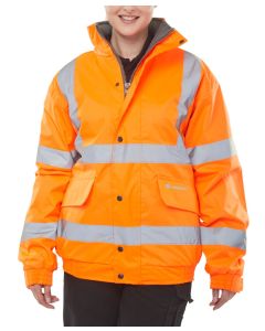 Hi-Vis Constructor Bomber Jacket