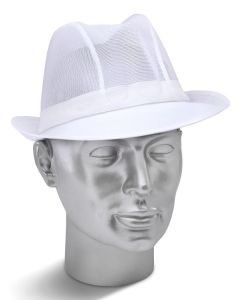 White Trilby Hat