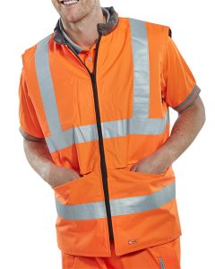 Hi-Vis Reversible Bodywarmer