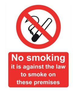 No Smoking Sign