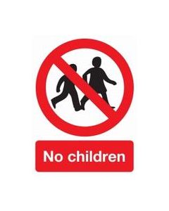 No Children Sign