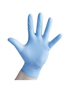 Shield Blue Niltrile Powder Free Gloves x100