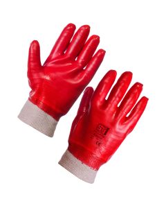 Red PVC Gloves
