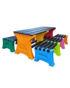 Premiere 8 Person Table & Bench Set