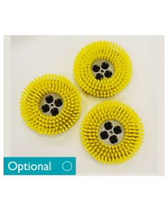 Truvox Light Scrubbing Brush Yellow x3