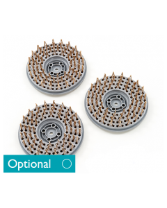 Truvox Crimped Bronze Wire Brushes x3