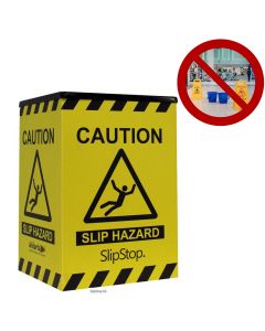Slipstop Collapsible Sign, Bucket & Liners