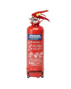 Fire Extinguisher Powder 0.6kg c/w bracket