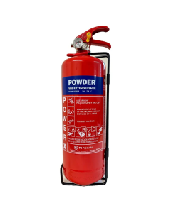 Fire Extinguisher ABC Dry Powder 2kg c/w bracket