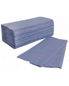 Interfold Hand Towels 1ply Blue/Green x 3600