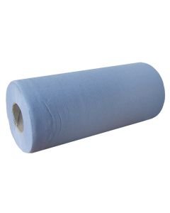 Couch Roll 2ply Blue 10inch x 24 rolls- 100 Sheets per roll