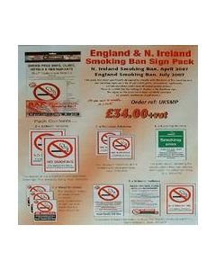 No Smoking Ban Sign Pack UKSMP