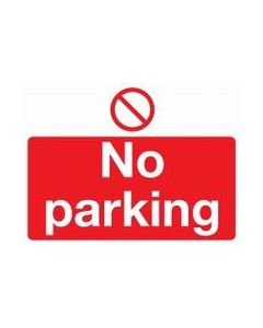 Self Adhesive Safety Sign "No parking"