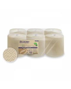Eco Natural Centrefeed 2 Ply Embossed (450 Sheets) x 135M x 6