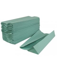 Hand Towels Interfold 1ply Green/Blue x 3600 - 48 Cases  ****IN STOCK****