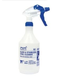PVA Trigger Spray Bottle Only 750ml - Glass & S/Steel Cleaner - PVA C5