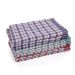 Tea Towel Coloured Check 43x68cm  x10