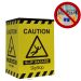 Slipstop Collapsible Sign, Bucket & Liners