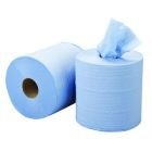 Blue Centrefeed 2ply Flatsheet - 180m x 6 rolls