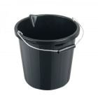 15 litre Black Builders Bucket